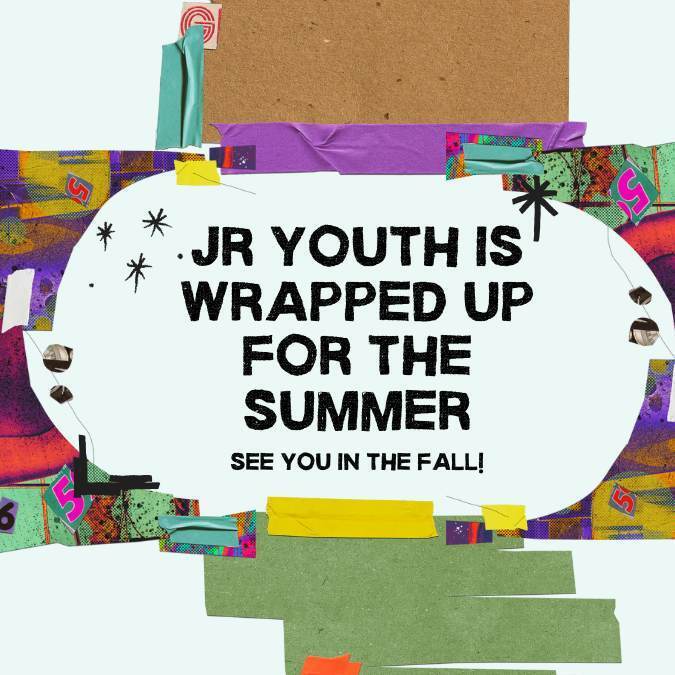 Jr. Youth wrapped for the summer. See you in the Fall